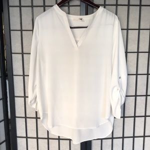 Everleigh Pullover white blouse